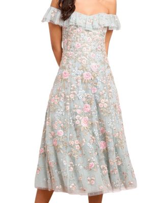 Antoinettes Floral Ballerina Midi Dress