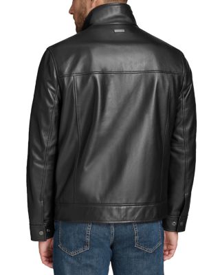 Winton Leather Bomber Jacket