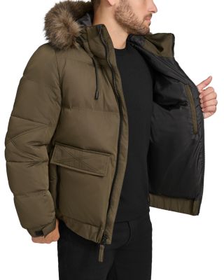 Lithgow Bomber Jacket with Removable Hood