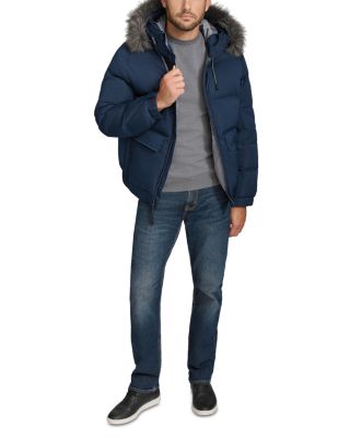 Lithgow Bomber Jacket with Removable Hood