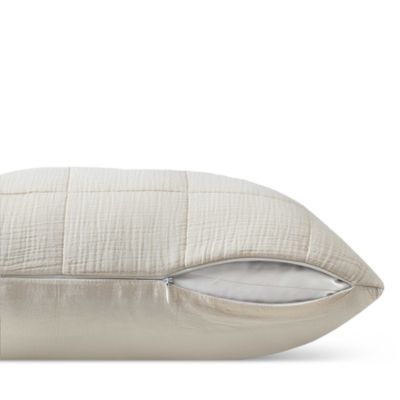 Cotton Gauze Solid Euro Sham, Set of 2