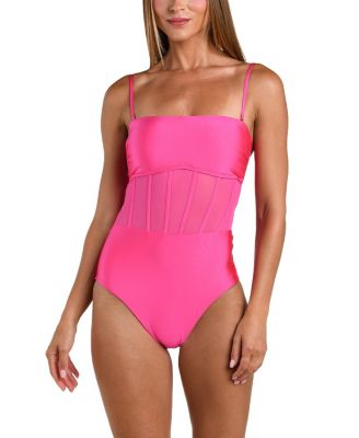 Solid Bandeau One Piece