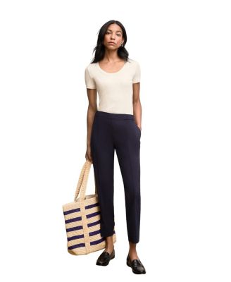  Avi Scoopneck Organic Ribbed Pima Cotton T-Shirt