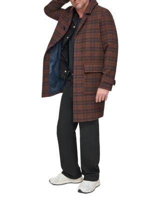 Bexer Plaid Button Front Topper
