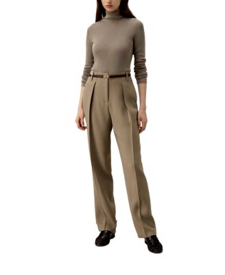 Seamless Silk-Cashmere Blend Turtleneck Sweater