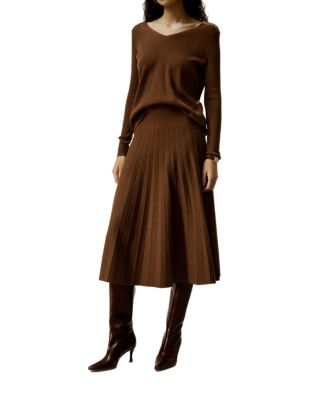 V-neck Ultra-fine Merino Wool Sweater