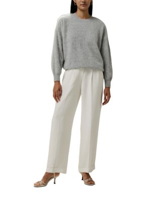 Brushed Cashmere Pullover Sweater