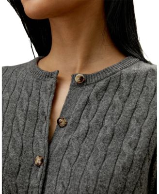 Baby Cashmere Cable-Knit Cardigan