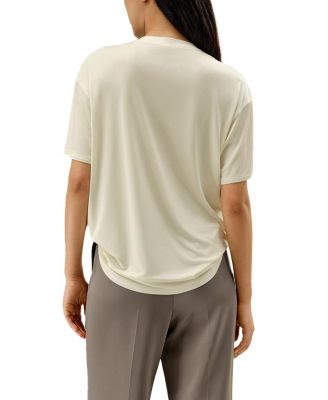 Oversized Silk Jersey Tee