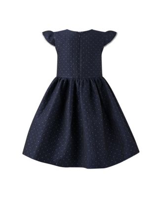 Girls' Dot Damask Dress - Little Kid, Big Kid