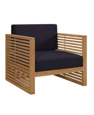 Carlsbad Teak Wood Outdoor Patio Armchair