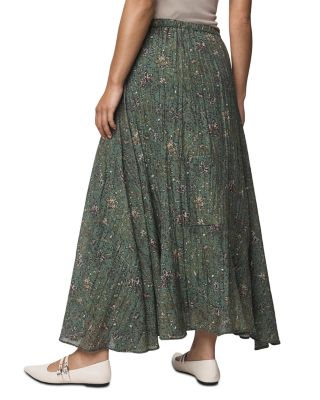 Versailles Textured Maxi Skirt
