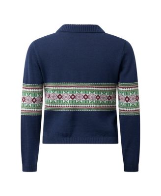 Boys' Fair Isle Collar Sweater - Little Kid, Big Kid