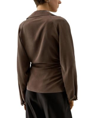 Multipositional Silk Shirt