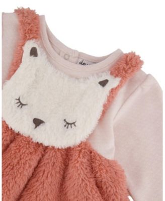 Girls' Bi-Material Dress and Leggings Set - Baby