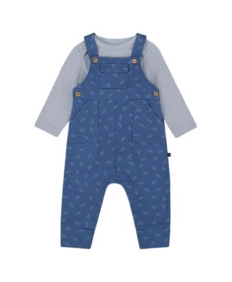 Boys' Organic Cotton Onesie and Overalls Set - Baby