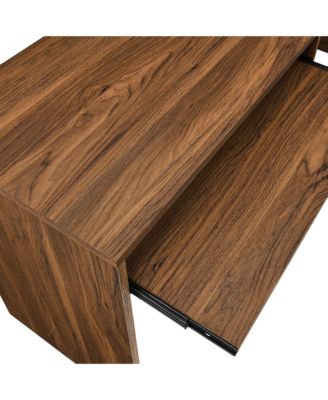 Venture L-Shaped Wood Office Desk