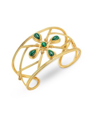 Monique Malachite Gem Cuff