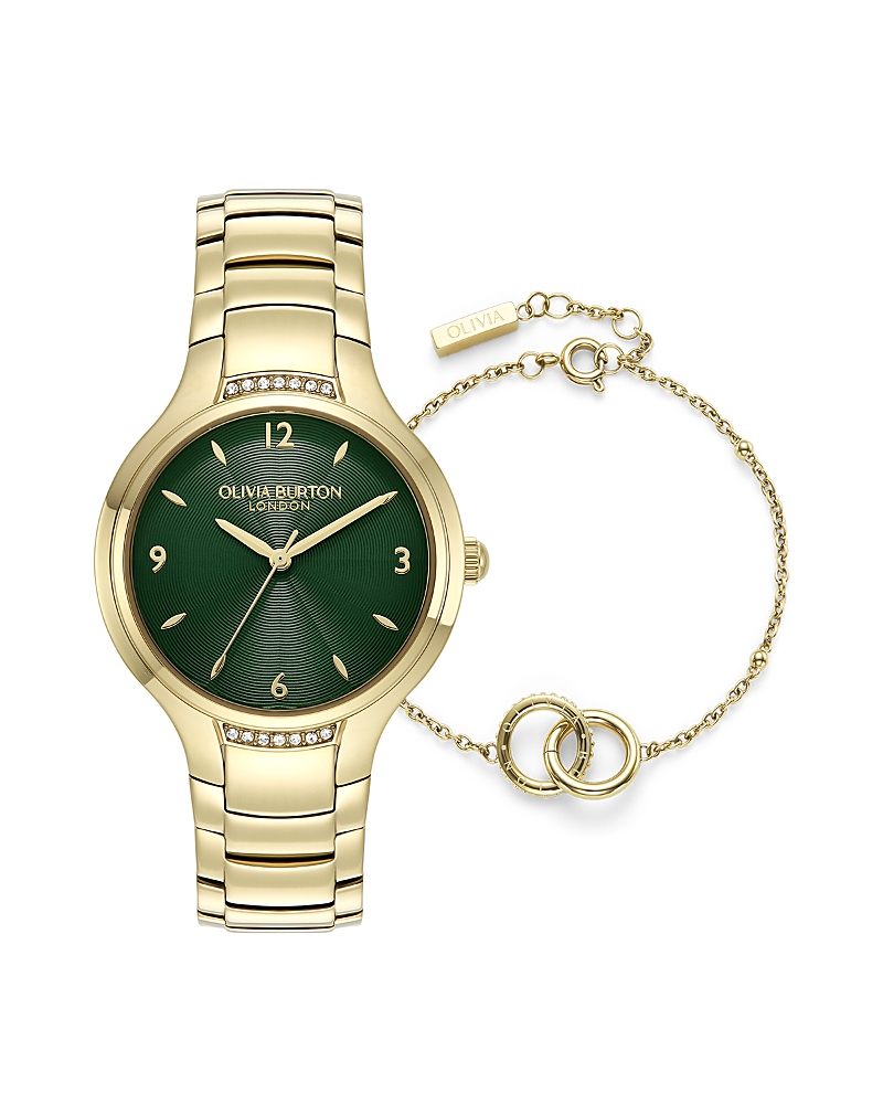 Olivia Burton Lea Watch Gift Set, 34mm In Multi