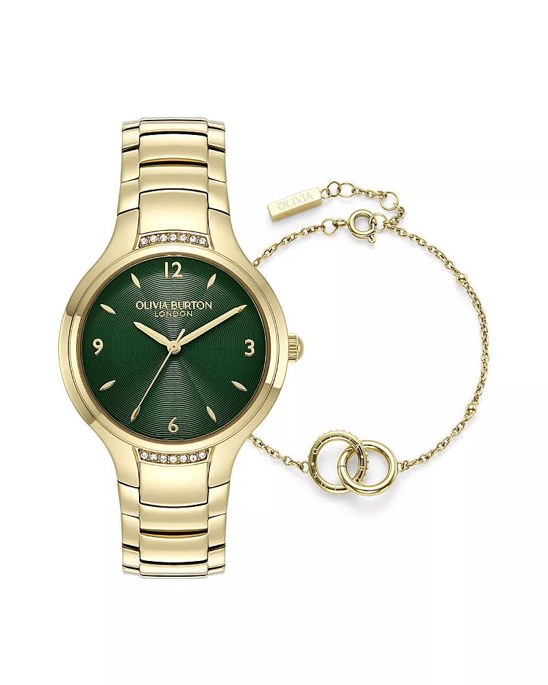Olivia Burton Lea Watch Gift Set, 34mm