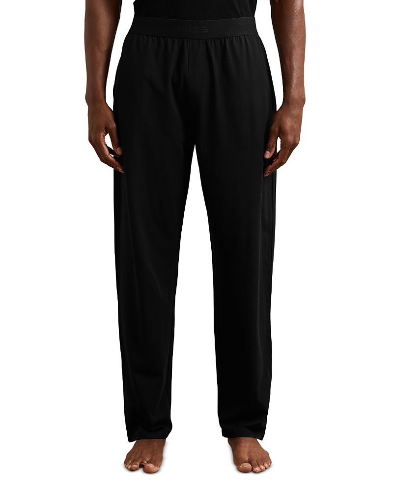 Reiss Hugo Jersey Jogger Pant In Black