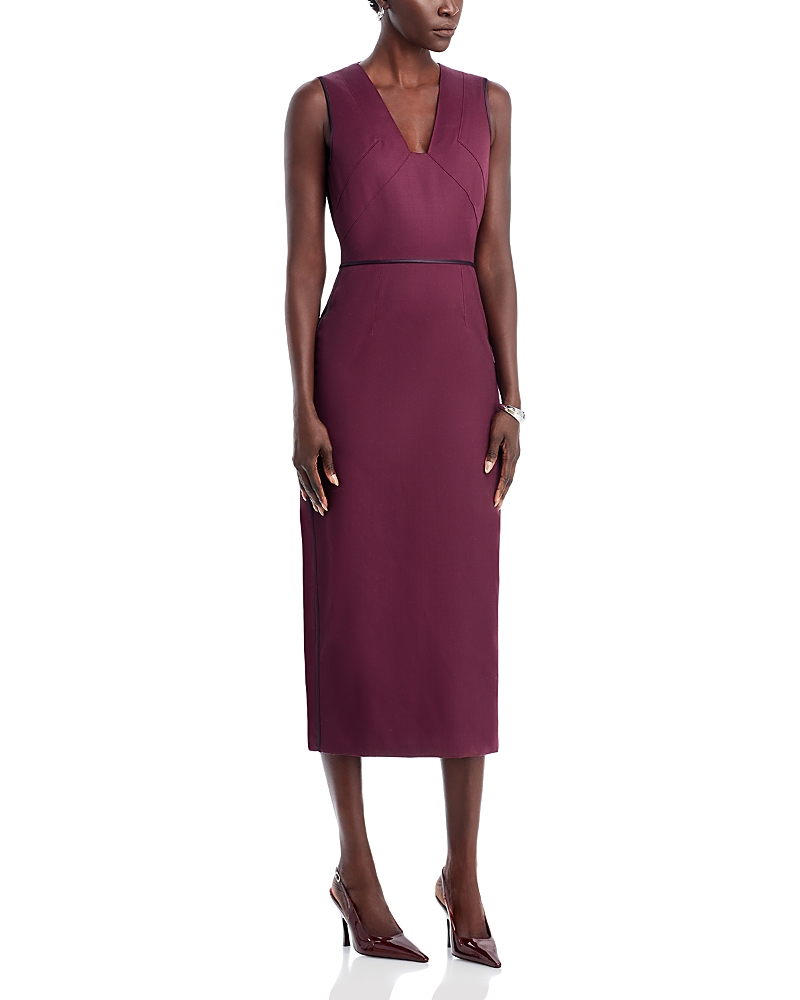 Hugo Boss Drumialdan Dress In Purple