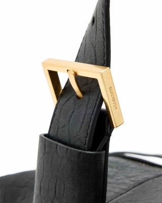 Ares Grained Leather Shoulder Bag