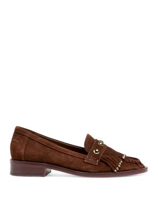 Women's Gina Stud & Tassel Suede Loafers
