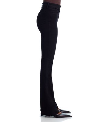Ruth High Rise Straight Jeans in Black