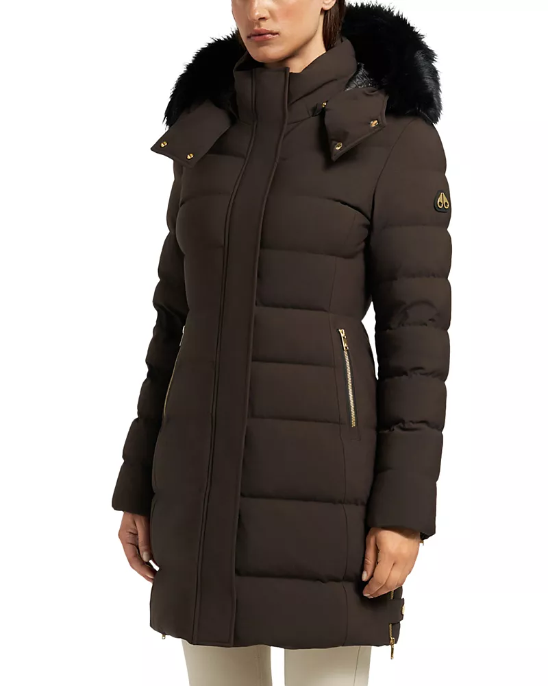 Moose Knuckles Watershed Down 3 Gold Parka Coat