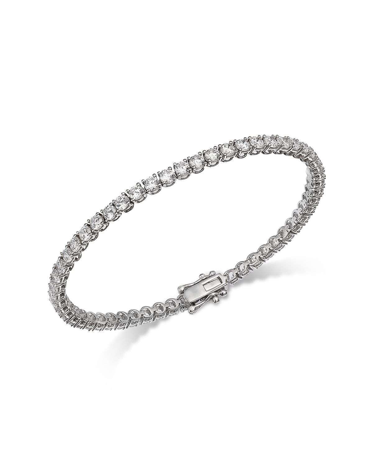 Bloomingdale's Fine Collection Certified Lab Grown Diamond Tennis Bracelet