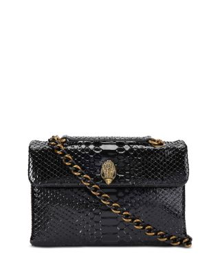 KURT GEIGER LONDON - Kensington Large Embossed Leather Shoulder Bag