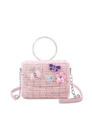 Girls' Butterfly Ring Top Handle Crossbody Bag