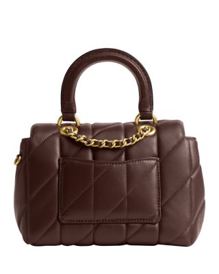 Tabby Mini Quilted Leather Satchel   