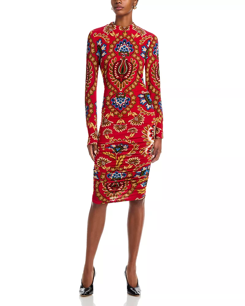 Farm Rio Folk Tapestry Dress