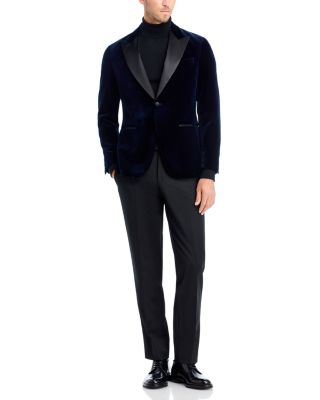 Velvet Satin Peak Slim Fit Dinner Jacket