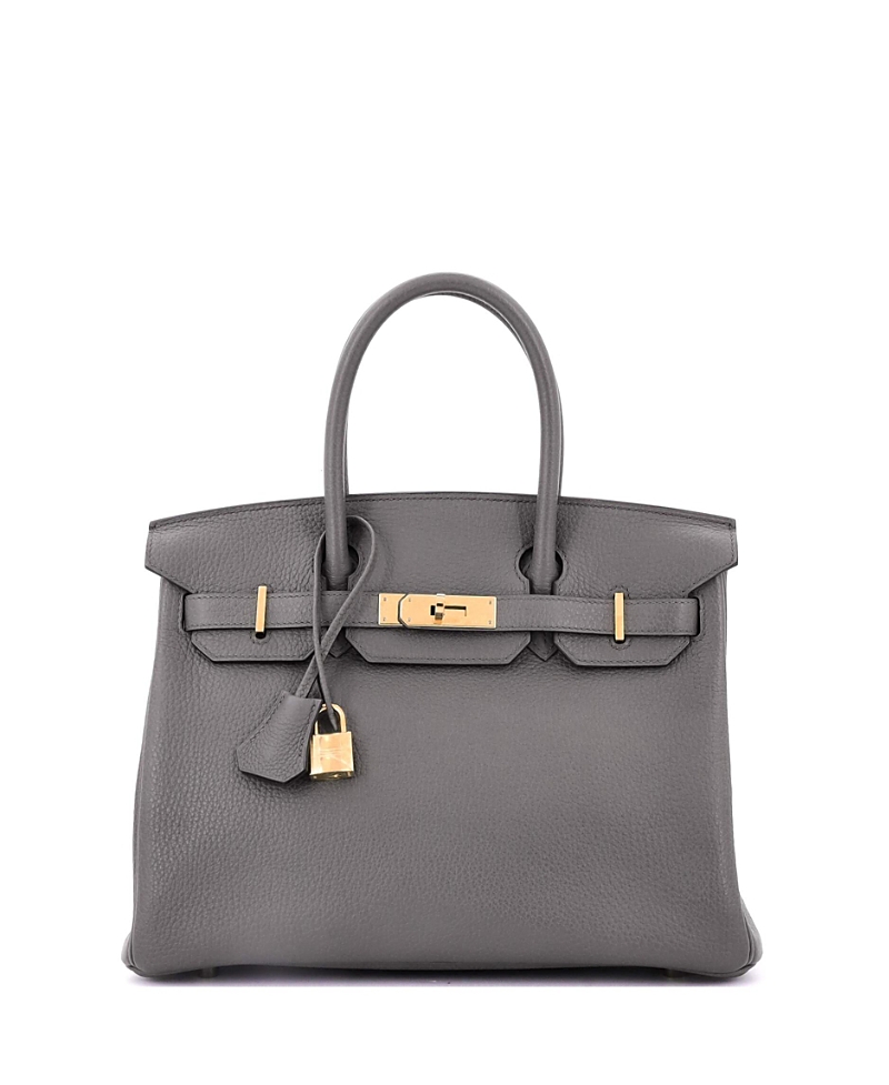 Click to view more detailed imagery on our partner's website Pre-owned Pre-owned Hermes Hermes Birkin 30 Handbag Grey Togo With Gold Hardware In Gray