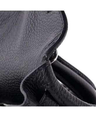  Kelly 25 Handbag Black Togo with Palladium Hardware