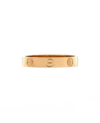  Love Wedding Band Ring 18K Gold