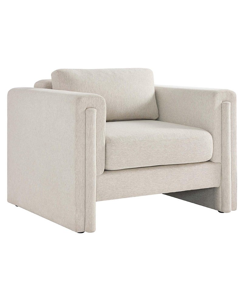 Modway Visible Fabric Armchair In White