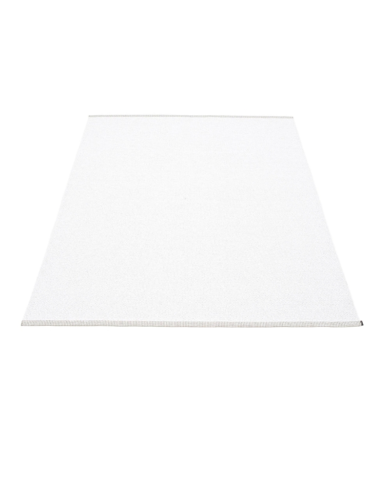 Pappelina Mono Rug, 90 X 126 In White