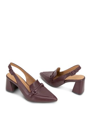 Women's Dawson Leather Slingback Pumps