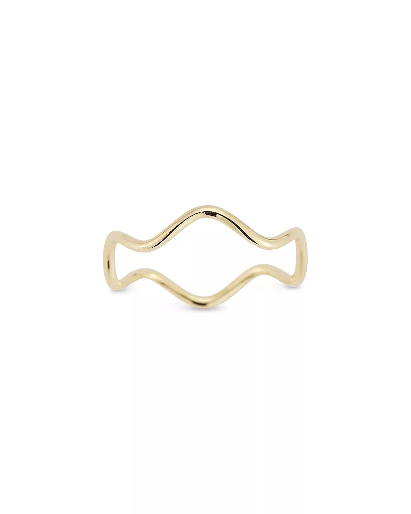 Moon & Meadow 14K Yellow Gold Openwork Wave Ring