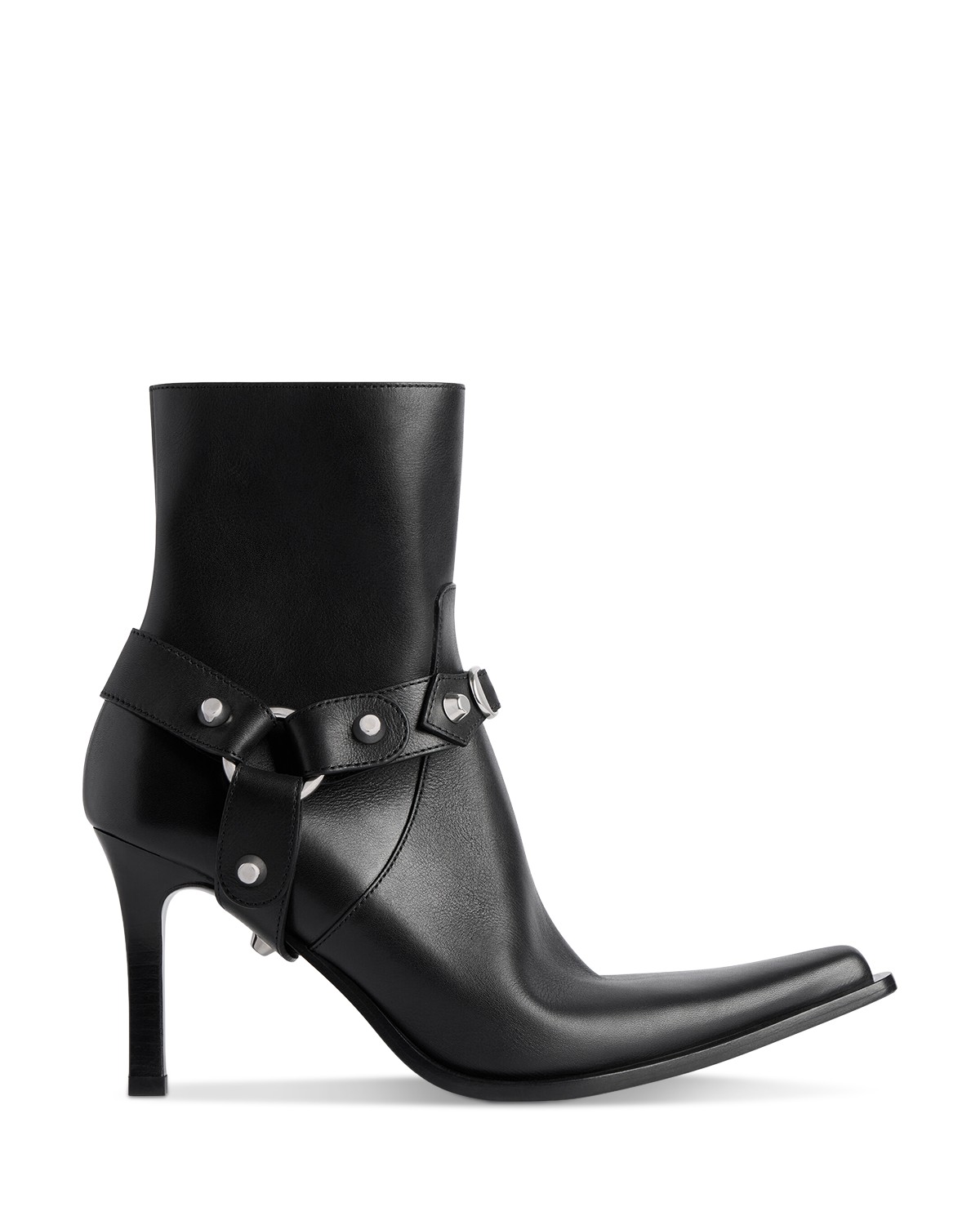 Balenciaga Women's City Harness Booties in Noir Multi