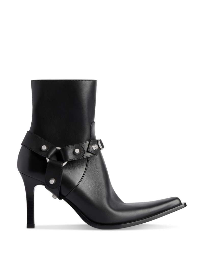 Balenciaga Women's City Harness Booties in Noir Multi