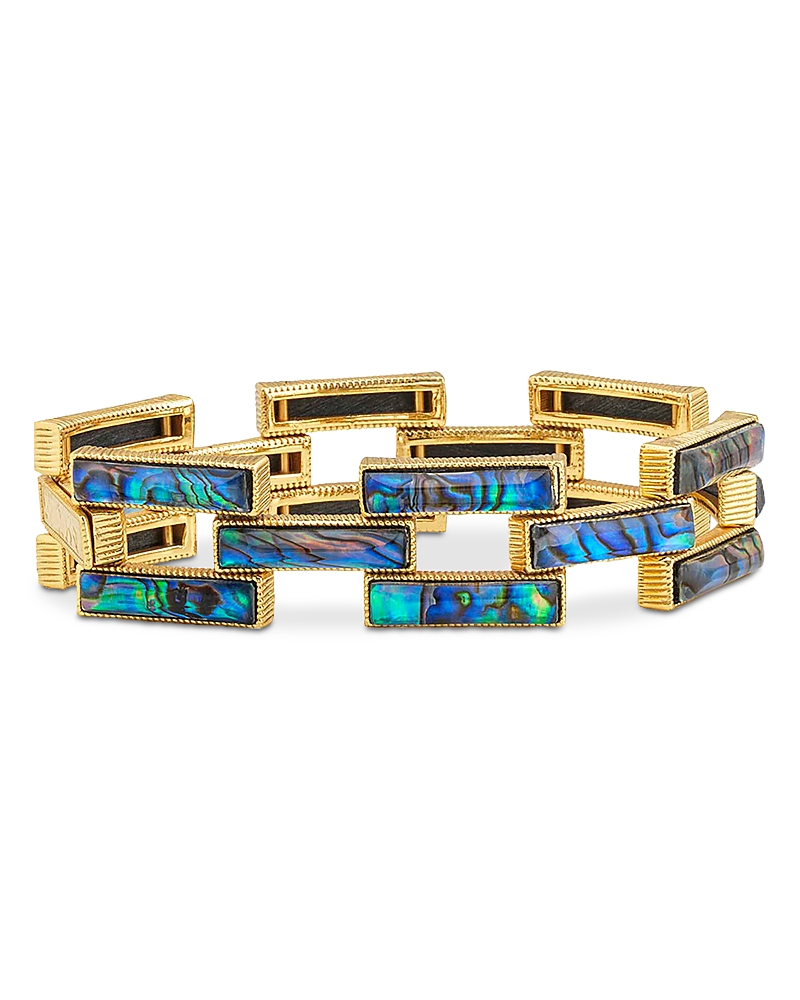 Capucine De Wulf Pathway Teak Link Bracelet · 7.5