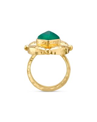 Green Onyx Mystic Eye Ring