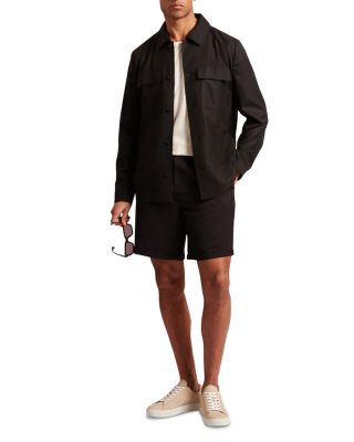 Selwynj Lightweight Wool Blend Shirt Jacket