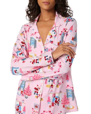 Printed Long Sleeve Pajama Set