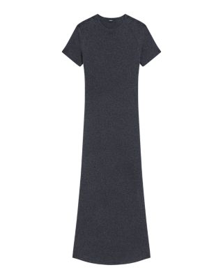 Raglan Sleeve Sweater Dress in Wool Blend